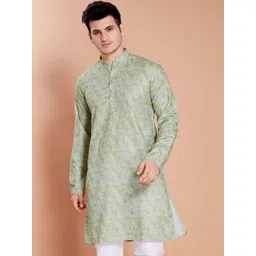PulseIQ Men Geometric Printed Kurta-picture-31