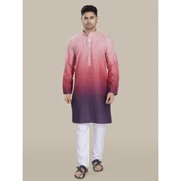 PulseIQ Men Printed Thread Work Kurta-picture-35