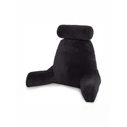 Pum Pum Black Fibre Filled Ultra Soft Therapedic Pillow With Detachable Bolster-picture-25