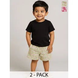 Pum Pum Boys Pack Of 2 Printed Shorts-picture-11