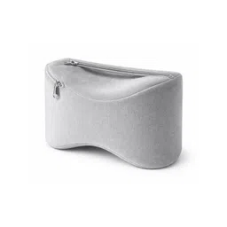 Pum Pum Grey Memory Foam Filled Faux Velvet Lightweight Pillow-picture-39