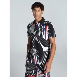 PUMA Motorsport Men BMW M Abstract Printed Polo Collar T-shirt-picture-28