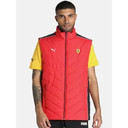 PUMA Motorsport Men Red Scuderia Ferrari Race Motorsport Padded Vest Men-picture-12