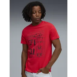 PUMA Motorsport Scuderia Ferrari Graphic Printed Cotton T-shirt-picture-31