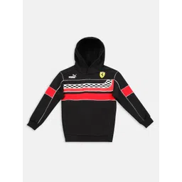 PUMA Motorsport Unisex Kids Black Printed Sweatshirt-picture-12