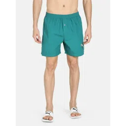 Puma Basic Green Cotton Regular Fit Printed Boxers-picture-11