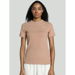 Puma Beige Self Pattern Sports T-Shirt-picture-35