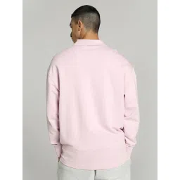 Puma Better Classics Purple Cotton Relaxed Fit Solid Sweatshirt image 2