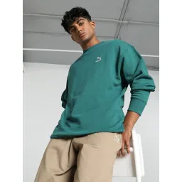 Puma Better Classics Relaxed Round Unisex Teal Sweatshirt-picture-14