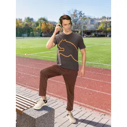 Puma Big Cat Logo Printed Pure Cotton T-shirt-picture-15