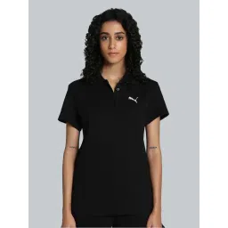 Puma Black Cotton Plain Sports T-Shirt-picture-28