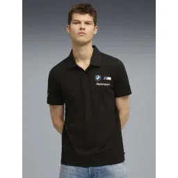 Puma Black Cotton Regular Fit Printed Polo T-Shirt-picture-10