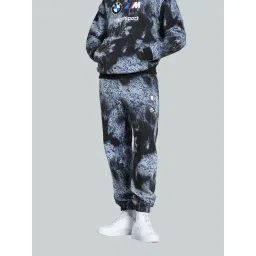 Puma Black Cotton Regular Fit Printed Trackpants-picture-41