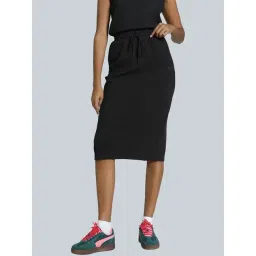 Puma Black Cotton Regular Fit Skirt-picture-37