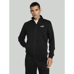 Puma Black Cotton Regular Fit Sports Jacket-picture-37