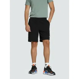 Puma Black Cotton Regular Fit Sports Shorts-picture-45