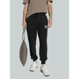 Puma Black Cotton Regular Fit Trackpants-picture-28