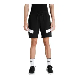 Puma Black Cotton Shorts-picture-41