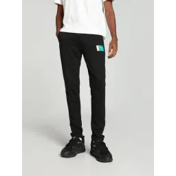 Puma Black Cotton Slim Fit Printed Joggers-picture-22