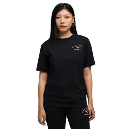 Puma Black Cotton Solid Tee-picture-41