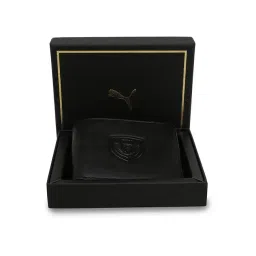 PUMA Black Leather Bi-Fold Wallet-picture-33