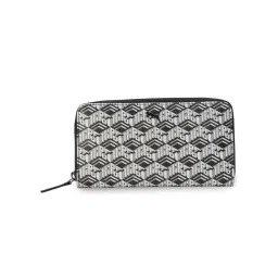 Puma Black Printed Zip Around Wallet For Women-picture-17