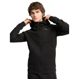 Puma Black PUMATECH Full-Zip Regular Fit Hoodie-picture-32