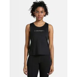 Puma Black Regular Fit Printed Sports Tank Top-picture-47