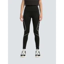 Puma Black Slim Fit Embroidered Sports Tights-picture-21