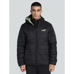 Puma Black Slim Fit Logo Printed Reversible Jacket-picture-45