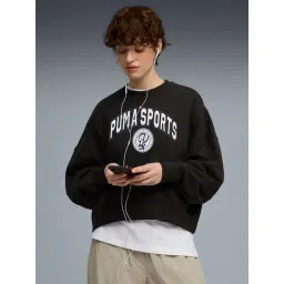 Puma Black Sports Legacy II Oversized Fit Sweatshirt-picture-18