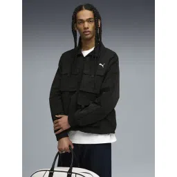 Puma Black T7 Relaxed Fit Cargo Track Jacket-picture-33