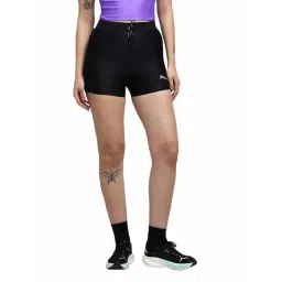 Puma Black Women's Quick Dry Raceday High Rise Regular Fit Tighty Short-picture-13