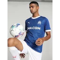 Puma Blue Regular Fit Printed Sports T-Shirt-image-21