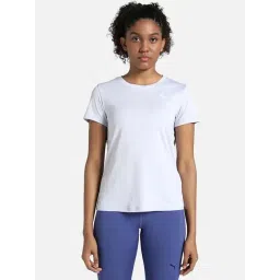 Puma Blue Regular Fit Self Pattern Sports T-Shirt-picture-37