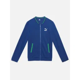 Puma Boys Blue Cotton Solid Full Sleeves Winter Jacket-picture-31