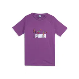 Puma Boys Brand Logo Printed Pure Cotton T-shirt-picture-24
