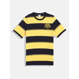 Puma Boys Class Striped Youth Pure Cotton Tee-picture-11