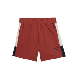 Puma Boys Colourblocked Regular Fit Cotton Regular Shorts-image-33