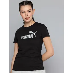 Puma Brand Logo Printed Pure Cotton T-shirt-picture-17