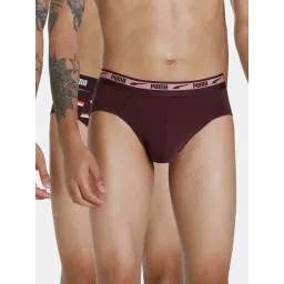 Puma Brown Regular Fit Briefs - Pack of 2-picture-45