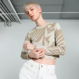 puma CLASSICS ARTISANAL Women's Slim Fit Crop Tee-picture-34