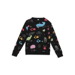 Puma Classics Kids Printed Cotton Sweatshirt-picture-13