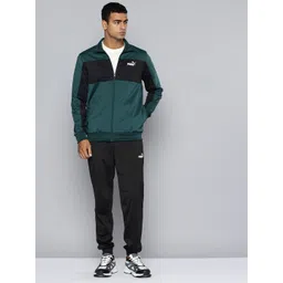 Puma Colourblocked Mock Collar Jacket & Joggers-image-17