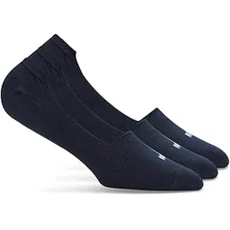 puma Cotton Unisex-Adult Basic Footie Plain 3P No Show Socks, Navy, 37/40 (68530702)-picture-11