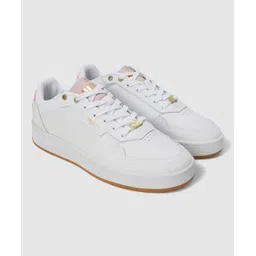 PUMA Court Classic Lux Wns Res Casual Women White Sneakers For Women-picture-15