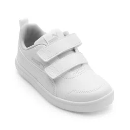 PUMA Courtflex V2 V PS Velcro Closure Low Boots - White-picture-10