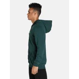 Puma Dark Green Printed Hooded Jacket image 3