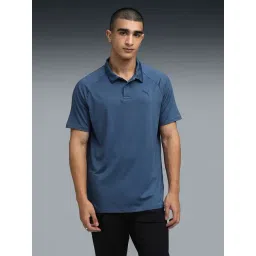 Puma Dark Indigo Train All Day Essentials Slim Fit Polo T-Shirt-picture-43