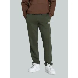 Puma Dark Olive Cotton Regular Fit Trackpants-picture-48